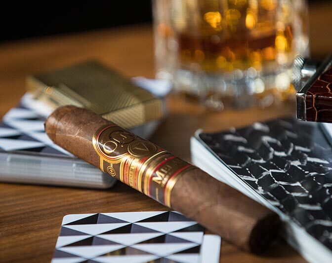 Cigar and whisky