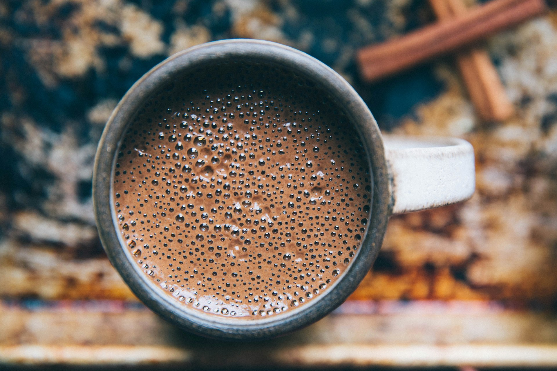 Mug of hot cocoa
